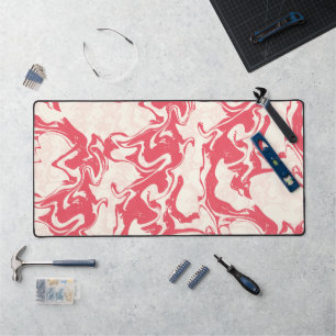 Cravate en marbre rouge - Manteau de bureau