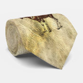 Cravate en papier texturé à l'orignal 2 et biologi (Roulé)