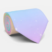 Cravate en pastel d'arc-en-ciel (Roulé)