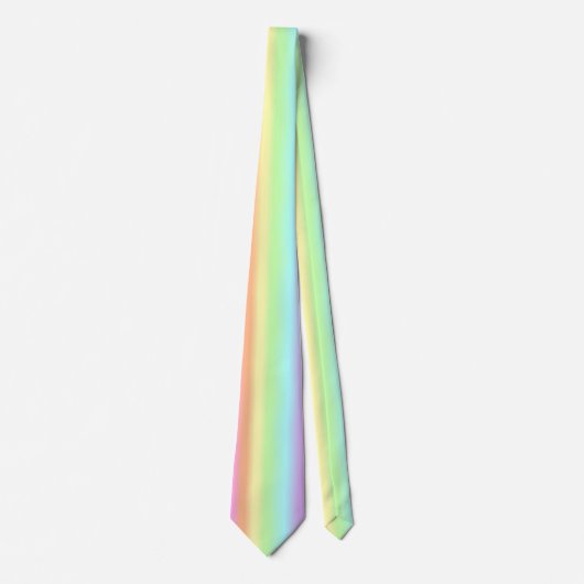 Cravate en pastel d'arc-en-ciel (Devant)