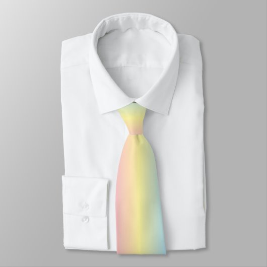 Cravate en pastel multicolore de motif (Attaché)