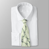 Cravate en pierre de marbre vert blanc (Attaché)