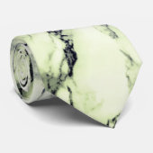 Cravate en pierre de marbre vert blanc (Roulé)