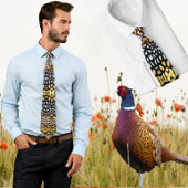 Cravate en plumes de Rheeve Brown, jaune, noir