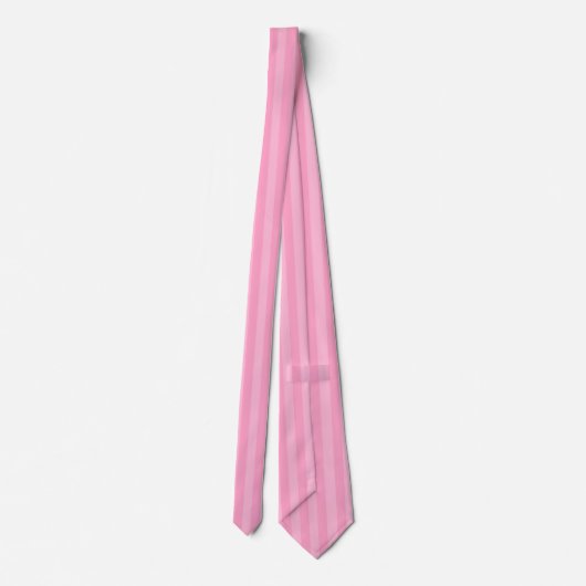 Cravate en rayures rose classique élégant tendance (Dos)