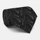 Cravate en silhouette Sycamore - Noir (Roulé)