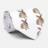 Cravate en soie de lapin de Pâques (Roulé)