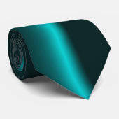 Cravate en soie turquoise de mariage de marquis (Roulé)