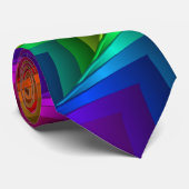 Cravate en spirale de transitoires d'arc-en-ciel (Roulé)
