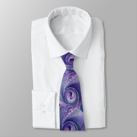 Cravate En spirale pourpre superbe (Attaché)