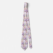 Cravate en Teddy Bear Violet Lilas (Devant)