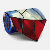 Cravate en verre à drapeau américain (Roulé)