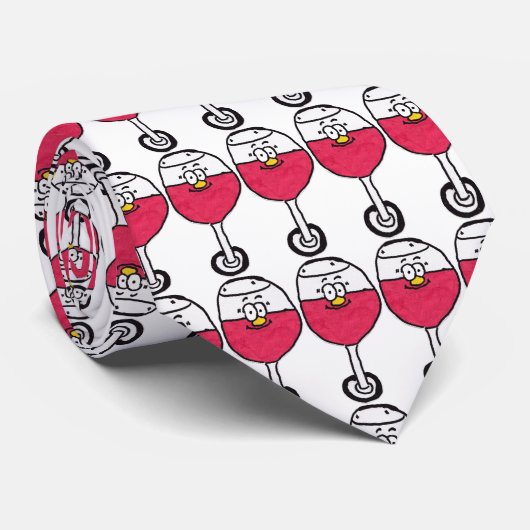 Cravate en verre de vin de saule (Roulé)