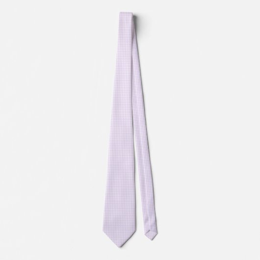 Cravate En vichy violet F & L (Devant)
