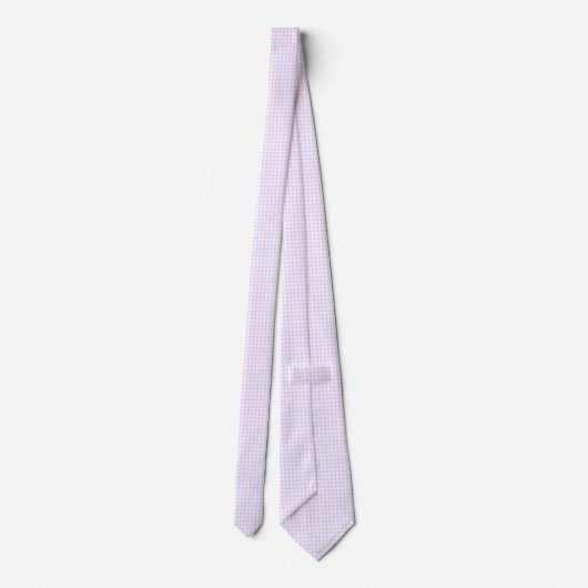 Cravate En vichy violet F & L (Dos)