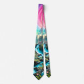 Cravate Enchanted Psychedelic Dreamscape (Devant)