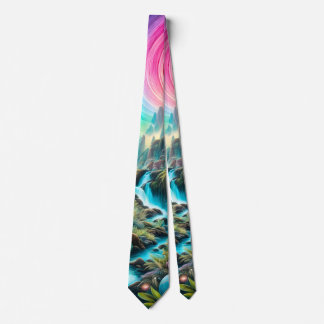 Cravate Enchanted Psychedelic Dreamscape