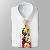 Cravate Encore de la vie avec Chrysanthemums par Claude Mo (Attaché)