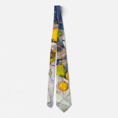 Cravate Encore la vie avec panier de fruits, Paul Cezanne (Dos)