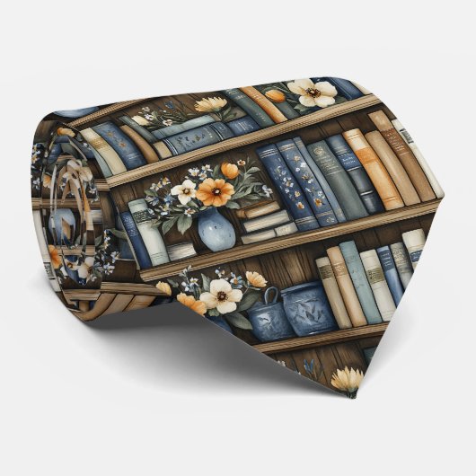 Cravate Endless Books Retro (Roulé)