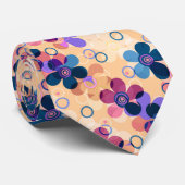 Cravate Enfants Abstraits mignon dessin animé fleurs fleur (Roulé)