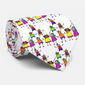 Cravate Enfants de travail d'équipe (Roulé)