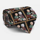 Cravate Enfants vintages ayant une tasse de thé (Roulé)