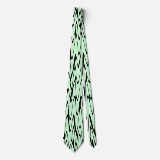 Cravate Engager la dynamique verte de la menthe (Devant)