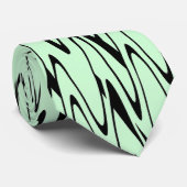 Cravate Engager la dynamique verte de la menthe (Roulé)
