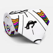 Cravate Enlèvement d'Alien UFO UAP (Roulé)