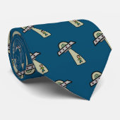 Cravate Enlèvement d'Aliens (Roulé)