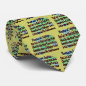 Cravate Énonciations de pharmacien "que vous savez que (Roulé)