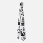 Cravate Enseignant Anglais ‹ Khmer Langue Script › (Dos)