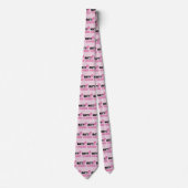 Cravate Enseignant Funky Math Pink Eraser (Devant)