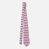 Cravate Enseignant Funky Math Pink Eraser (Dos)