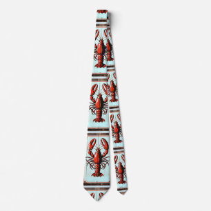 Cravate Enseigne vintage homard Thunder_Cove