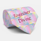 Cravate Ensemble Divine Affirmation Positive (Roulé)