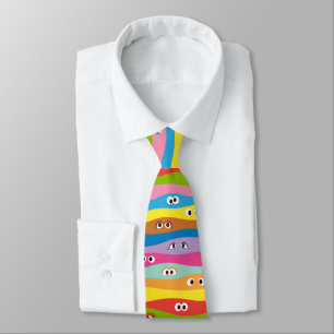 Cravate Ensemble Motif des yeux