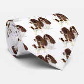 Cravate Épagneul de springer anglais (Roulé)