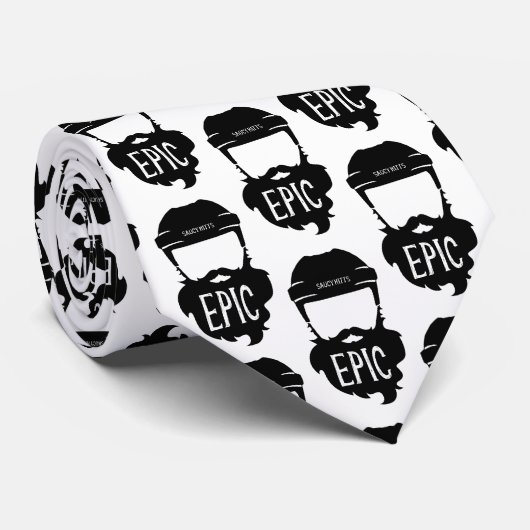 Cravate Epic Hockey Playoff Beard (Roulé)