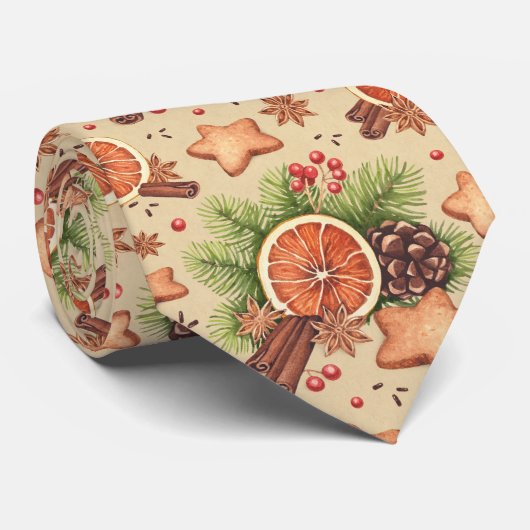Cravate épices de vacances (Roulé)