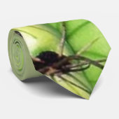 Cravate Épines vertes de cactus (Roulé)