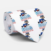 Cravate Épitaphe postal (Roulé)