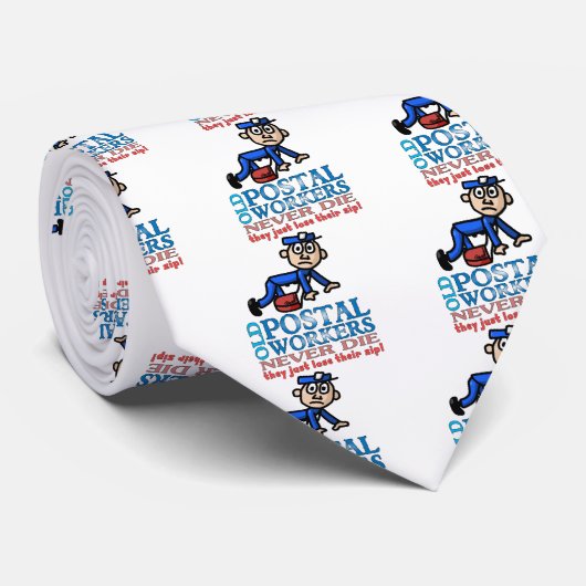 Cravate Épitaphe postal (Roulé)