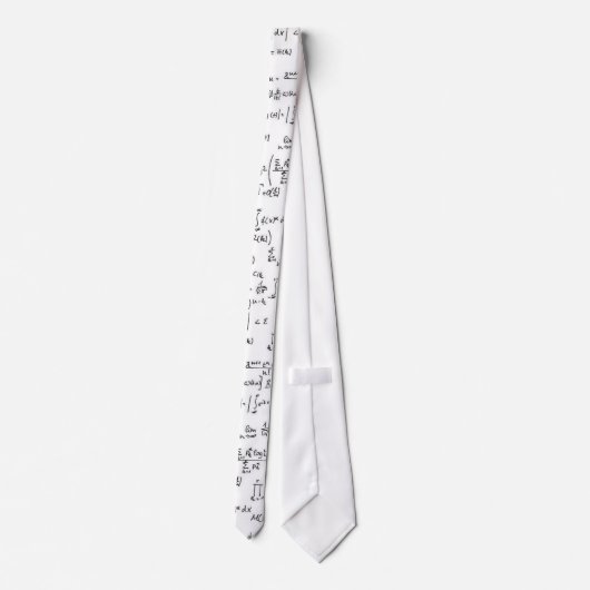 Cravate Équation mathématique (Dos)