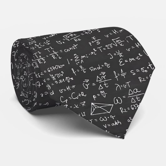 Cravate Équation mathématique pour professeur de maths gee (Roulé)