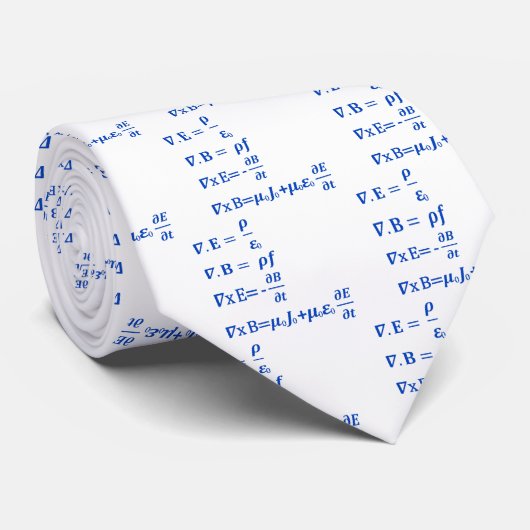 Cravate Équation Maxwell (Roulé)