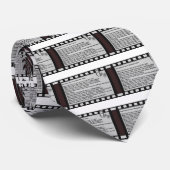 Cravate équipage d'acteur de manuscrit de bobine de film (Roulé)