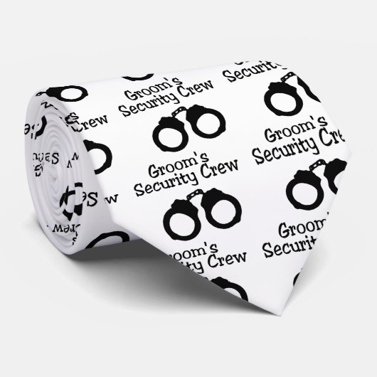 Cravate Équipage de sécurité de mariés (Roulé)