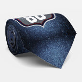 Cravate Équipe de football Patriotique Red White & Blue Pa (Roulé)